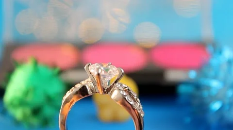 Ring - closeup 07 Stock Footage 61932976