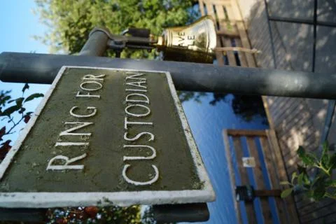 Ring for custodian bell Stock Photos