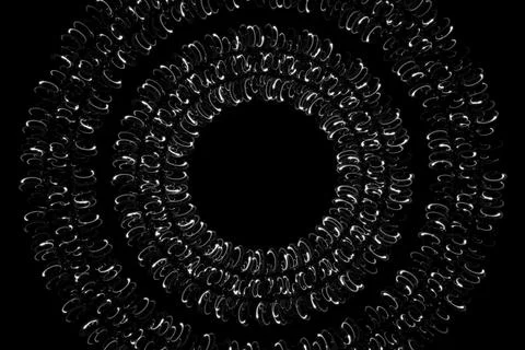 Ring digital pattern art CG background wallpaper Illustrazione stock