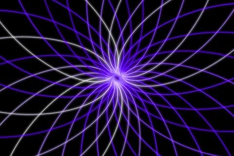 Ring digital pattern art CG background wallpaper Stock Illustration