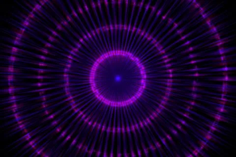 Ring digital pattern art CG background wallpaper Stock Illustration