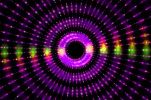 Ring digital pattern art CG background wallpaper Illustrazione stock