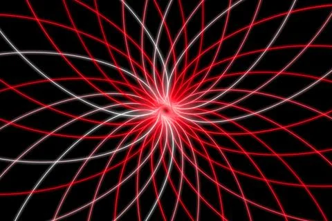 Ring digital pattern art CG background wallpaper Illustrazione stock