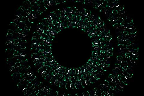 Ring digital pattern art CG background wallpaper Stock Illustration