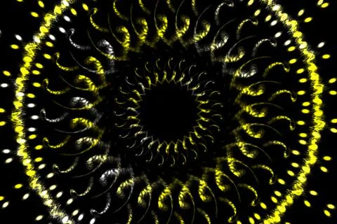 Ring digital pattern art CG background wallpaper Illustrazione stock
