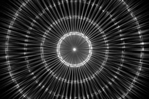 Ring digital pattern art CG background wallpaper Stock Illustration