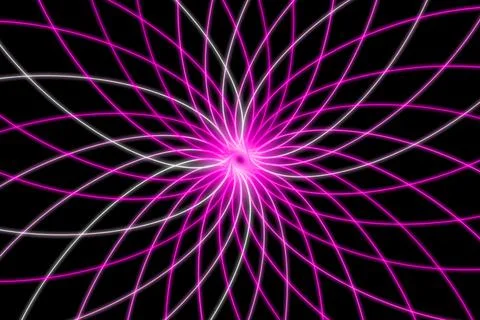 Ring digital pattern art CG background wallpaper Stock Illustration