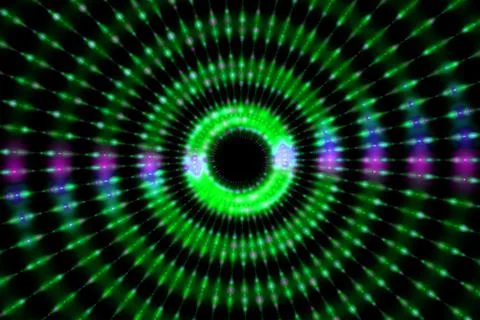 Ring digital pattern art CG background wallpaper Illustrazione stock