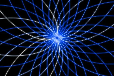 Ring digital pattern art CG background wallpaper Stock Illustration