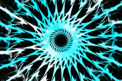 Ring digital pattern art CG background wallpaper Stock Illustration