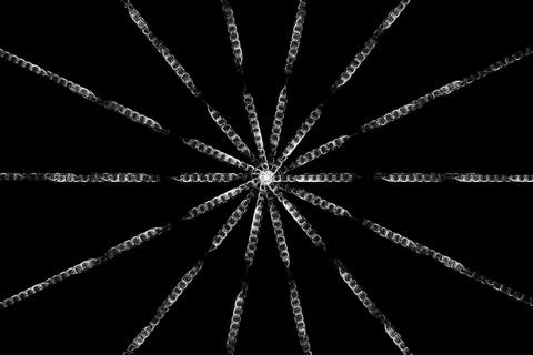 Ring digital pattern art CG background wallpaper Stock Illustration