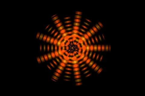 Ring digital pattern art CG background wallpaper Illustrazione stock