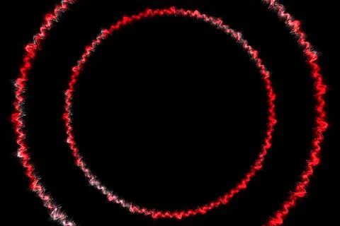 Ring digital pattern art CG background wallpaper Illustrazione stock