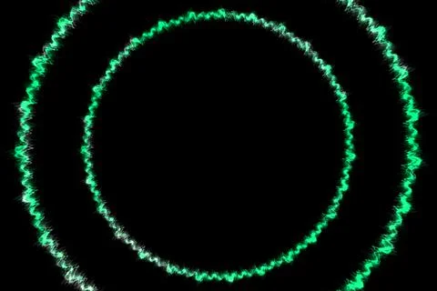 Ring digital pattern art CG background wallpaper Illustrazione stock