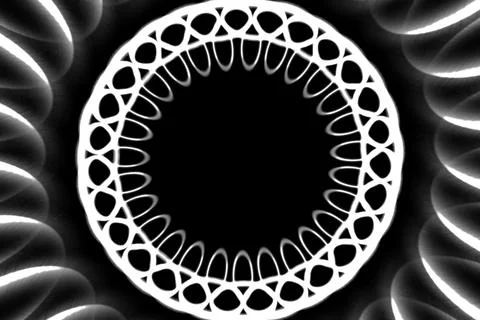 Ring digital pattern art CG background wallpaper Illustrazione stock