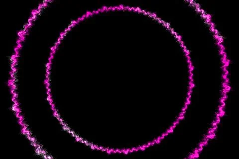 Ring digital pattern art CG background wallpaper Stock Illustration