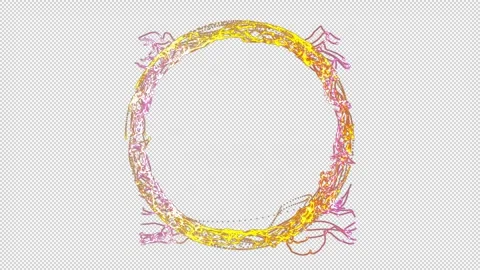 Ring of fire alpha Stock-Footage 244860182