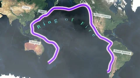 Ring of Fire - Clouds Effect Stock Footage 266878113