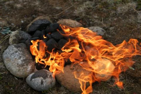 Ring of fire Foto stock