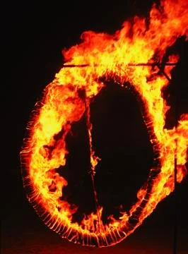 Ring of fire Stockfoto's