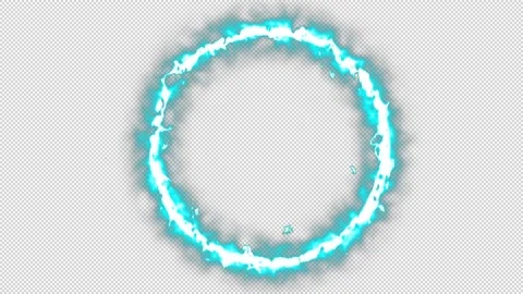 Ring Of Fire In Slow Motion Seamless Loop Video stock 211536918