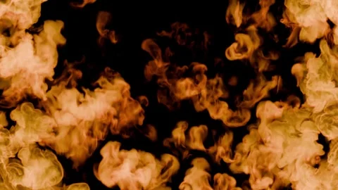 A ring of flame spreads outward and disappears. Stock Footage 336196849