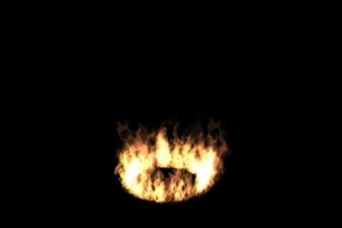 Ring of flames 스톡 동영상 306659