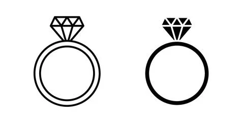 Ring icon Illustration designs pack for Web Stock Illustration
