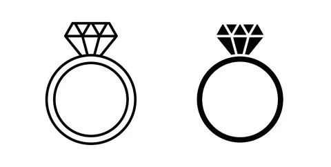 Ring icon vector art Illustrations Stock Illustration