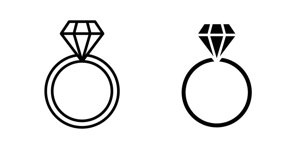 Ring icon vector design illustrations Stock Illustration