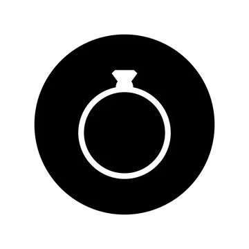 Ring icon vector Stock Illustration
