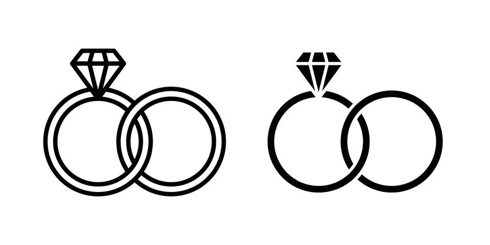 Ring icon vector, illustration icon set Stock Illustration
