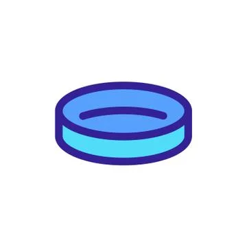 Ring icon vector. Isolated contour symbol illustration Illustrazione stock