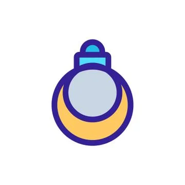 Ring icon vector. Isolated contour symbol illustration Stock Illustration