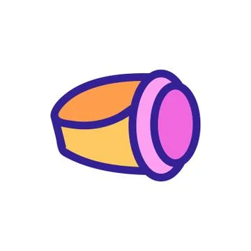 Ring icon vector. Isolated contour symbol illustration Stock Illustration