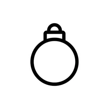 Ring icon vector. Isolated contour symbol illustration Illustrazione stock