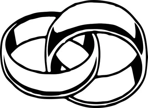 Ring icon on white background Stock Illustration