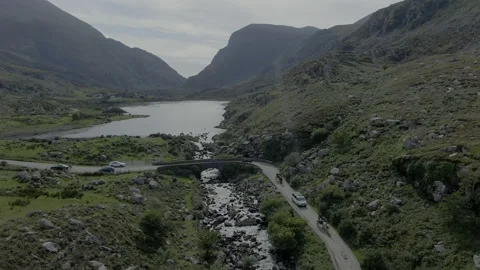 Ring of Kerry, Gap of Dunloe, 4k Stock Footage 219225625