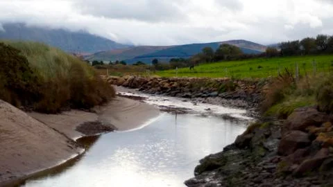 Ring of Kerry Irish Stream Stock Photos