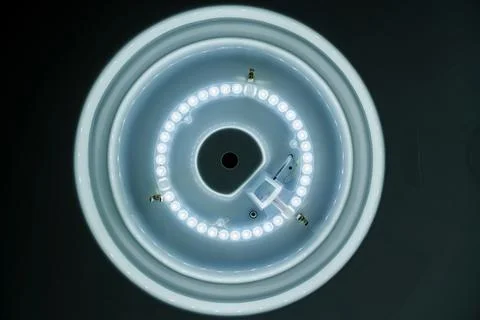 Ring LED module. the concept of modern economical lighting Stock Photos