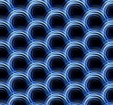 Ring lens Flare blue double pattern Stock Illustration