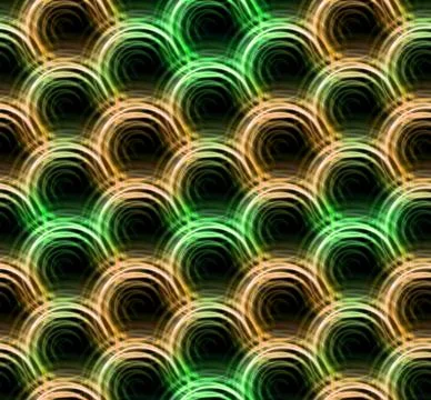 Ring lens Flare double pattern Illustrazione stock