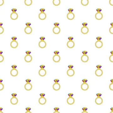 Ring LGBT pattern, cartoon style イラスト素材