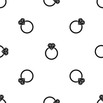 Ring LGBT pattern seamless black Illustrazione stock