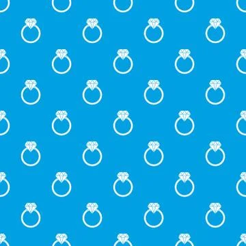 Ring LGBT pattern seamless blue Illustrazione stock