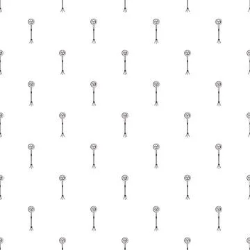 Ring light equipment pattern preparing for content creation Stock Illustration