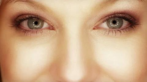 Ring Light Eyes 1920x1080 Stock Footage 24529927