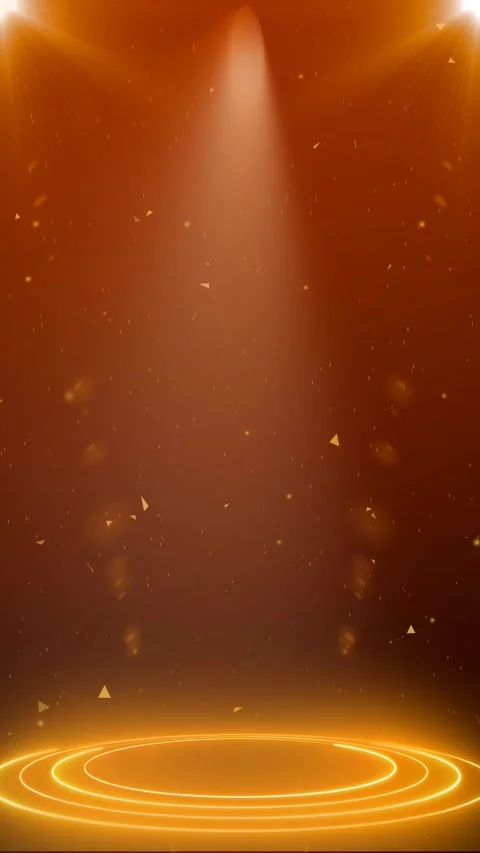 Ring light with spotlight effect green screen background Video stock 295352410