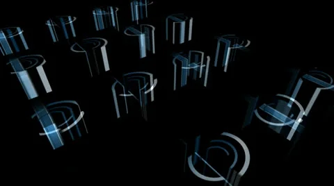 Ring Lock Motion Mapping Stockbeeldmateriaal 24728257
