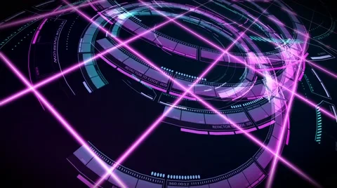 Ring Logic Live VJ Loop Animation Graphics Video stock 56452214